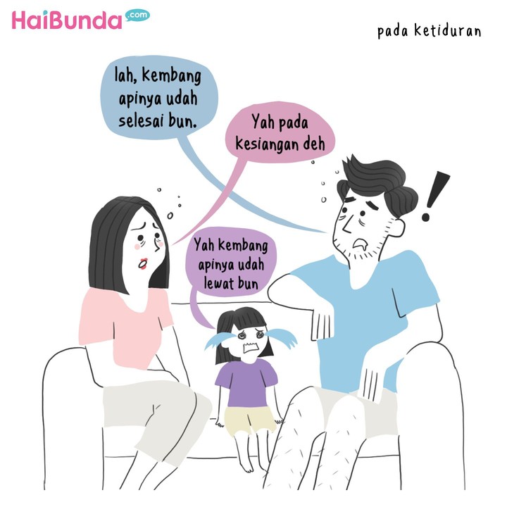 Begini cerita tahun baru di keluarga Bunda di komik ini. Cerita tahun baru di keluarga Bunda, Ayah, dan Kakak gimana?