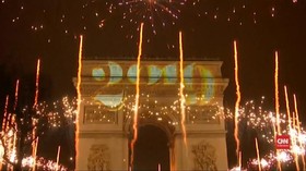 VIDEO: Malam Tahun Baru di Prancis Berlangsung Aman