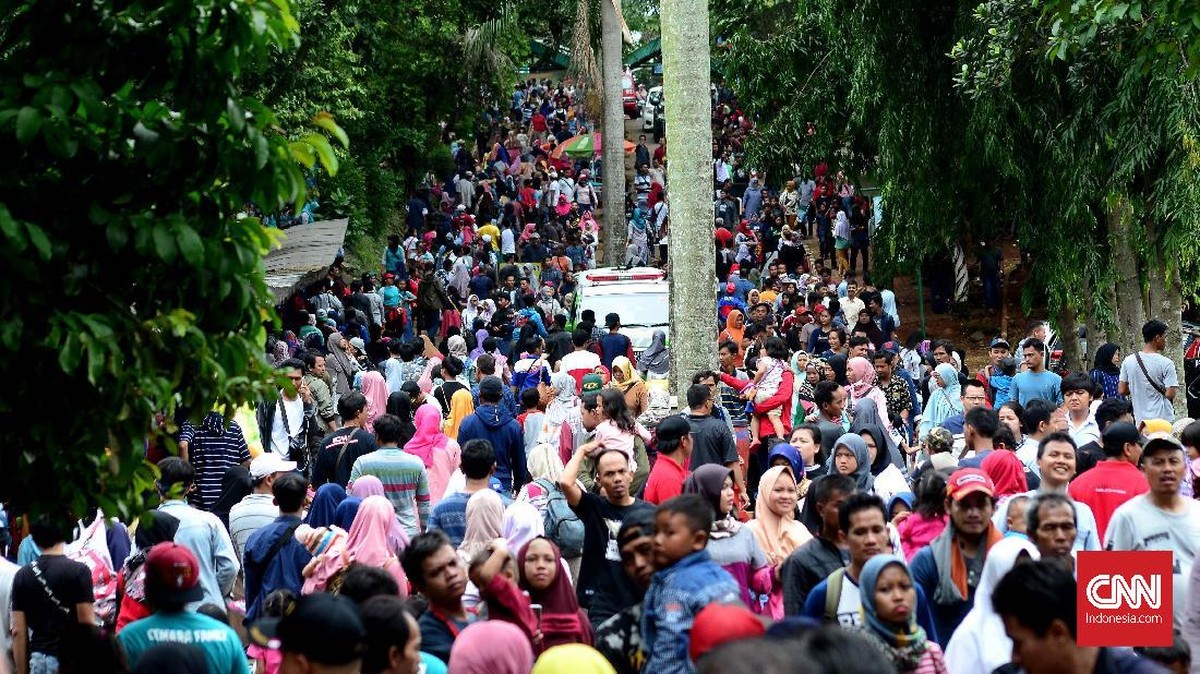 FOTO : Liburan Tahun Baru di Taman Margasatwa Ragunan