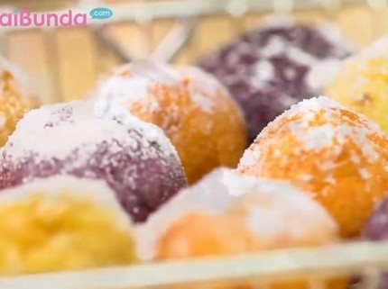 Resep Bola-bola Ubi Kopong Rainbow, Warna-warni Legit nan Menggoda
