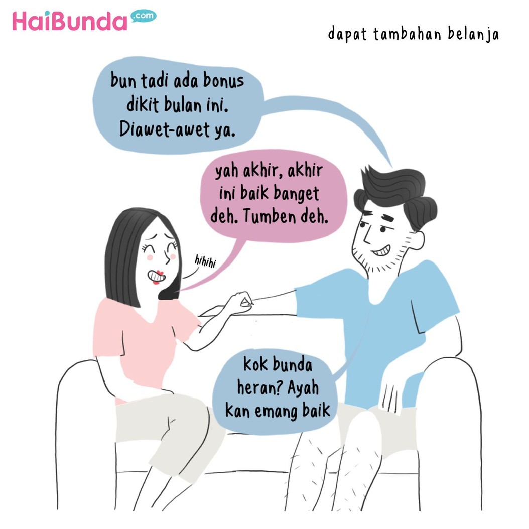 Apa hal simpel yang ampuh bikin Bunda happy? Samakah dengan Bunda di komik ini?