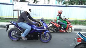 VIDEO: Hasil Tes Yamaha R25 di Jalan Jakarta