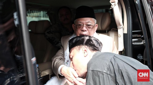 Ma'ruf menuturkan dukungan yang diberikan Muchdi bakal menambah potensi kemenangan di Pilpres 2019.