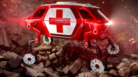 Hyundai Rancang Mobil Penyelamat Berkaki Robotik