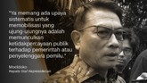 Gaduh Cuitan Andi Arief dan Hoaks Surat Suara Hoaks ada tujuh kontainer surat suara telah dicoblos salah satu paslon peserta Pilpres 2019 menyeret Andi Arief yang dinilai buat gaduh akibat kicauannya.