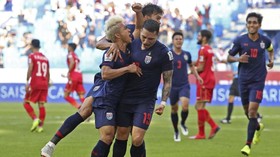 Thailand Kalahkan Bahrain di Piala Asia 2019