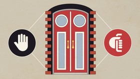 INFOGRAFIS: Tips Membuka Pintu saat Ke Luar Negeri