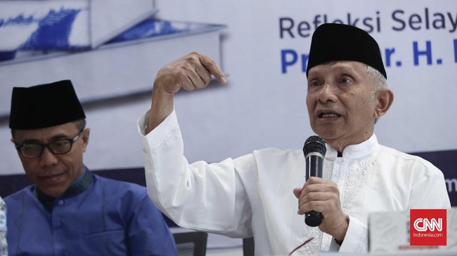 Vonis 1,5 tahun penjara terhadap Ahmad Dhani, menurut Amien Rais perlu dikaji ulang karena menurut Amien ujaran itu tak menimbulkan kerugian nasional.