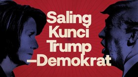 img-title INFOGRAFIS: Saling Kunci Trump-Demokrat