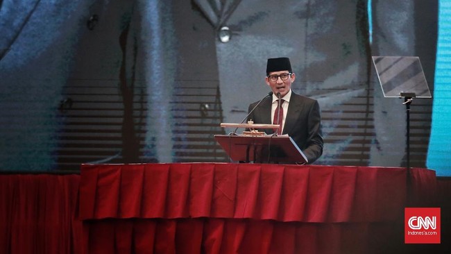 Cawapres nomor urut 02 Sandiaga Uno mengatakan soal pelanggaran HAM berat, "boleh berdamai dengan masa lalu tapi hukum harus ditegakkan".