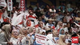 Yel 'Prabowo Siapa yang Punya' Riuh, Kubu Jokowi Masih Sepi