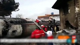 Video: Pesawat Kargo Jatuh Di Iran Tengah, Belasan Tewas
