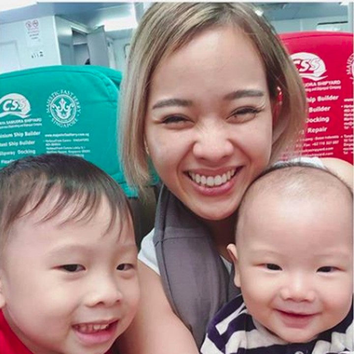 <p>Cheeese! Senyum kompak Winda bersama Willis dan Mahesa. (Foto: Instagram/windaviska)</p>