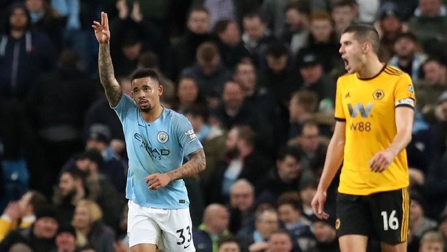 Manchester City sukses menghajar Wolverhampton Wanderers 3-0 pada pekan ke-22 Liga Inggris yang dimainkan di Stadion Etihad, Selasa (15/1) dini hari WIB.