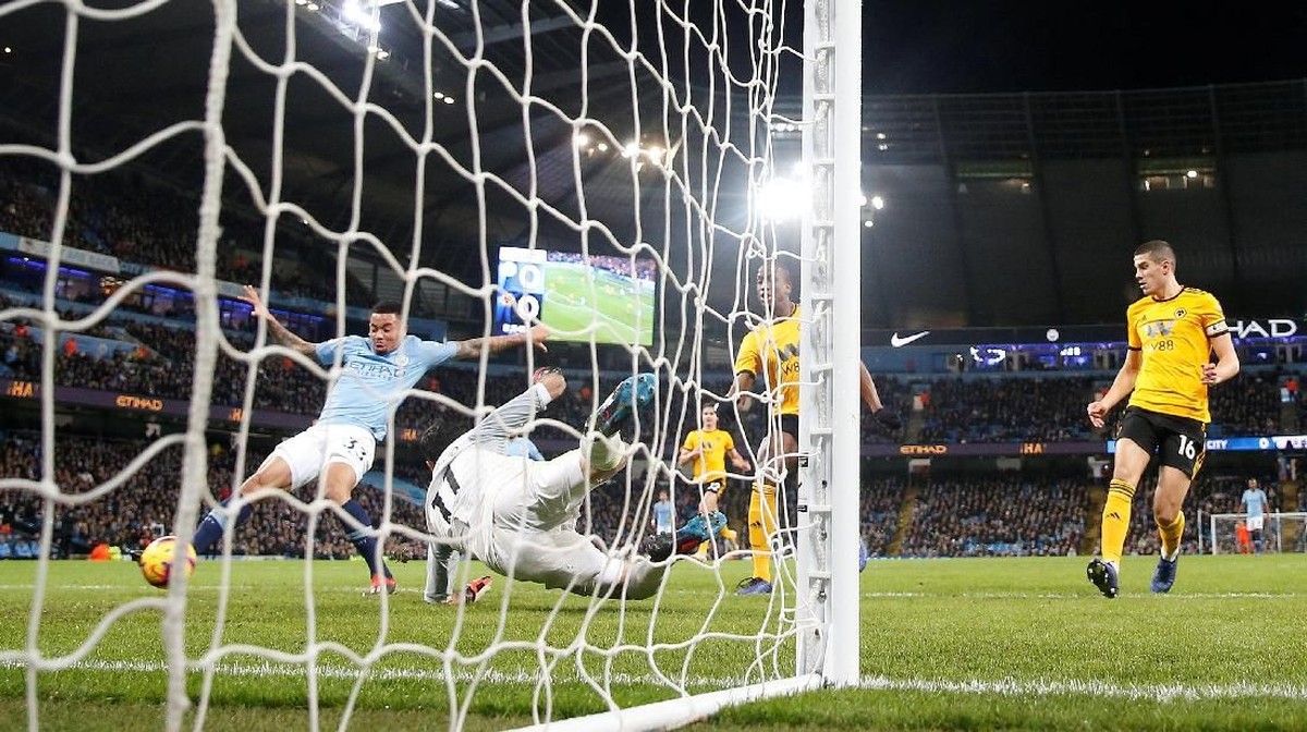 FOTO: Jesus Bantu Man City Menang Atas Wolverhampton