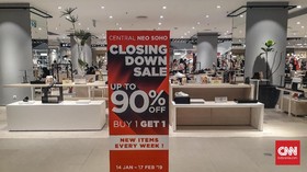 Gelar Diskon Jelang Tutup, Pengunjung Central Neo Soho Ramai