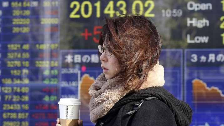 Kabar Buruk dari Eropa Bikin Bursa Jepang Dibuka Melemah