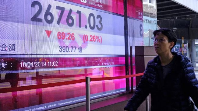 Bursa Asia Berjatuhan Lagi, Hang Seng Paling Parah