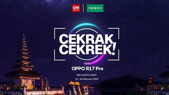 Dalam Cekrak-Cekrek edisi keempat, CNNIndonesia.com dan OPPO mengajak para peminat fotografi untuk mengikuti photo hunting di Bali secara gratis.