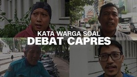 VIDEO: Kata Warga soal Debat Capres 2019