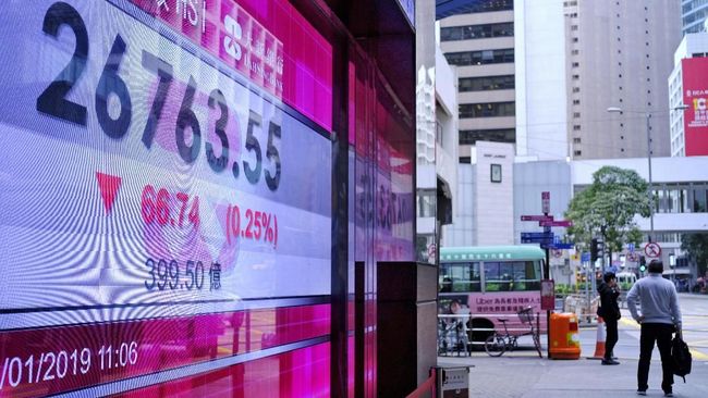 China Chaos, Bursa Asia Ditutup Ambles