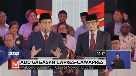 VIDEO: Pesan Terakhir Prabowo dalam Debat Capres Perdana