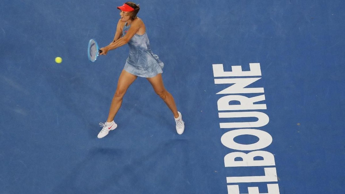 FOTO: Aksi Maria Sharapova di Australia Terbuka