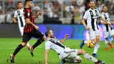 FOTO: Trofi Pertama Ronaldo di Juventus Cristiano Ronaldo merebut trofi pertamanya di Juventus setelah menang 1-0 atas AC Milan di Piala Super Italia 2018.