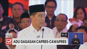 VIDEO: Pesan Terakhir Jokowi dalam Debat Capres Perdana