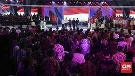 Pendukung Kedua Paslon Sepakat Sportif di Debat Perdana 2019