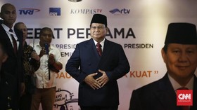 Prabowo Soroti Kedaulatan Pangan di Debat Capres Lawan Jokowi