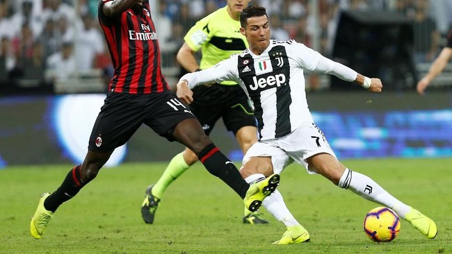 Juventus berhak menyandang gelar juara Super Italia usai mengalahkan AC Milan berkat gol tunggal Cristiano Ronaldo di Stadion King Abdullah Sport City, Jeddah.