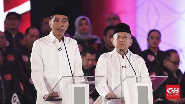Sekretaris TKN Joko Widodo-Ma'ruf Amin, Hasto Kristiyanto, mengatakan cawapres unggulannya sedikit berbicara dalam debat perdana sesuai dengan pembagian tugas.