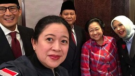 Pramono Unggah Foto Megawati Bareng Prabowo-Sandi di Debat