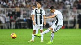 FOTO: Trofi Pertama Ronaldo di Juventus Cristiano Ronaldo merebut trofi pertamanya di Juventus setelah menang 1-0 atas AC Milan di Piala Super Italia 2018.