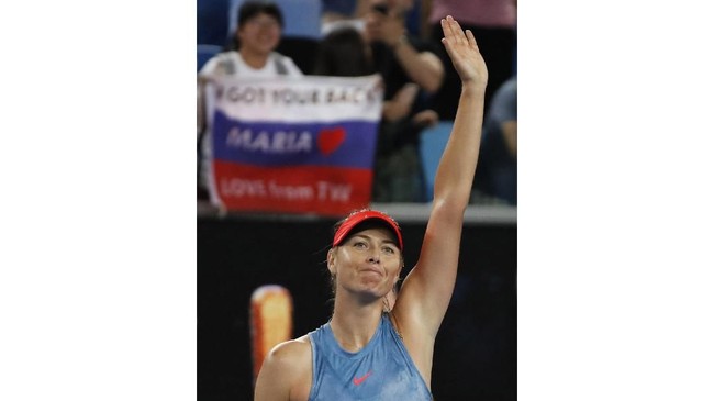FOTO: Aksi Maria Sharapova di Australia Terbuka