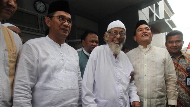 Kuasa hukum tak ingin terjadi kerumunan saat pembebasan Abu Bakar Ba'asyir di LP Gunung Sindur pada Jumat 8 Januari 2021.