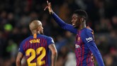 FOTO: Barcelona Menang dan Terancam Dicoret dari Copa del Rey Barcelona lolos ke perempat final Copa del Rey setelah menang 3-0 atas Levante, namun terancam didiskualifikasi setelah menurunkan pemain tidak sah.