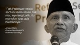 Reaksi Mereka atas Debat Capres Perdana 2019 Debat perdana Pilpres 2019 antara Joko Widodo-Ma'ruf Amin dan Prabowo Subianto-Sandiaga Uno menuai berbagai tanggapan dan sejumlah tokoh.