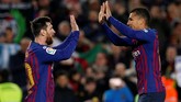 FOTO: Barcelona Menang dan Terancam Dicoret dari Copa del Rey Barcelona lolos ke perempat final Copa del Rey setelah menang 3-0 atas Levante, namun terancam didiskualifikasi setelah menurunkan pemain tidak sah.