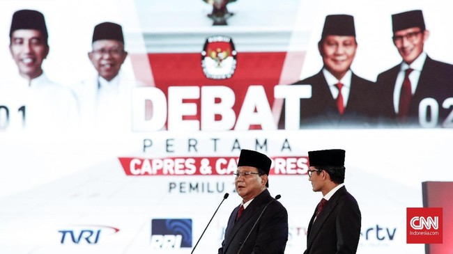 Calon Presiden dan Wakil Presiden Prabowo Subianto dan Sandiaga Uno mengusung isu perekonomian dalam visi dan misinya pada Pilpres 2019.