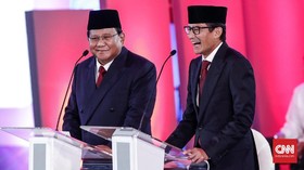 Prabowo Pesan 'Be Yourself' ke Sandi Hadapi Debat Cawapres