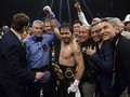 Pelukan Mayweather Berujung Tantangan Pacquiao
