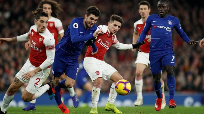 Chelsea hanya mampu membuat satu tembakan tepat sasaran dari 13 kali percobaan saat dikalahkan Arsenal 0-2 di Liga Inggris 2018/2019.