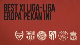 INFOGRAFIS: Best XI Liga-liga Eropa Pekan Ini