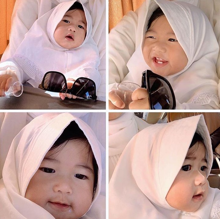 <p>Makin besar, Baby Gaia makin menggemaskan dengan pipi gembilnya ya? (Foto: Instagram/ @ruby_26)  </p>