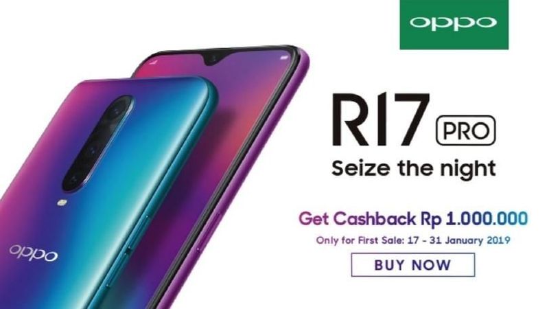 OPPO Indonesia resmi menggelar penjualan perdana OPPO R17 Pro pada tanggal 17-20 Januari 2019 lalu di Laguna Atrium, Mal Central Park, Jakarta Barat