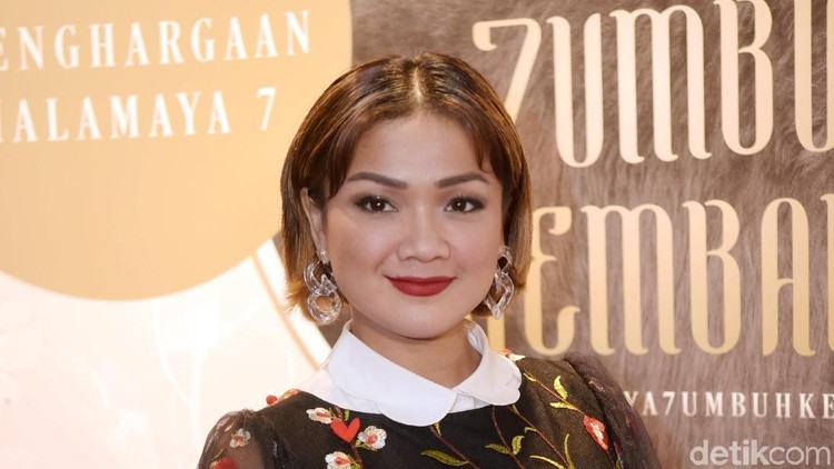 Nirina Zubir saat ditemui di kawasan Menteng.