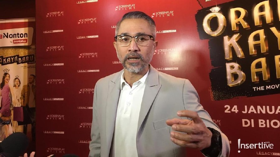 Main di film Orang Kaya Baru Lukman Sardi selaku mengungkapkan kesenangan terlibat dalam film ini dan pentingnya film ini untuk ditonton.