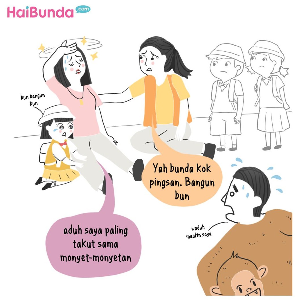 Ada cerita lucu apa sih, Bun saat berkunjung ke kebun binatang? Ada yang takut ketemu gajah, singa, harimau atau justru monyet nggak ni?